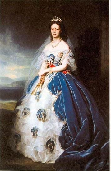 Franz Xaver Winterhalter Portrait of the Queen Olga of Wurttemberg